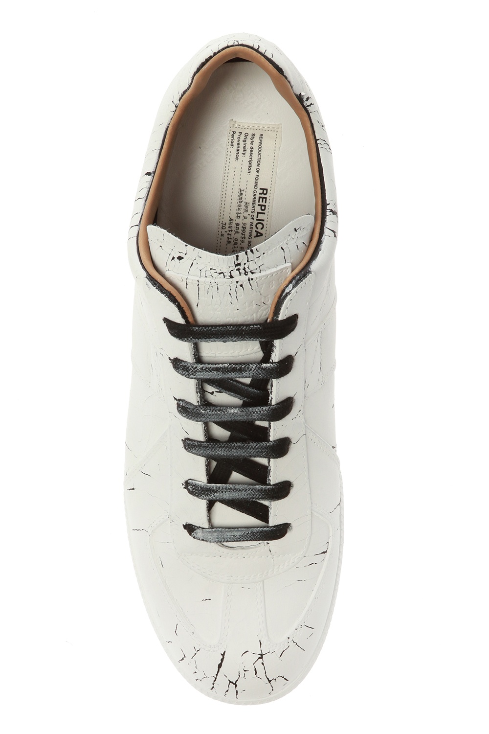 Maison Margiela Paint-splattered 'Replica' sneakers | Men's Shoes